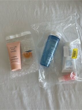Lancome Set Of 5 Skincare &Makeup, Fragrance New